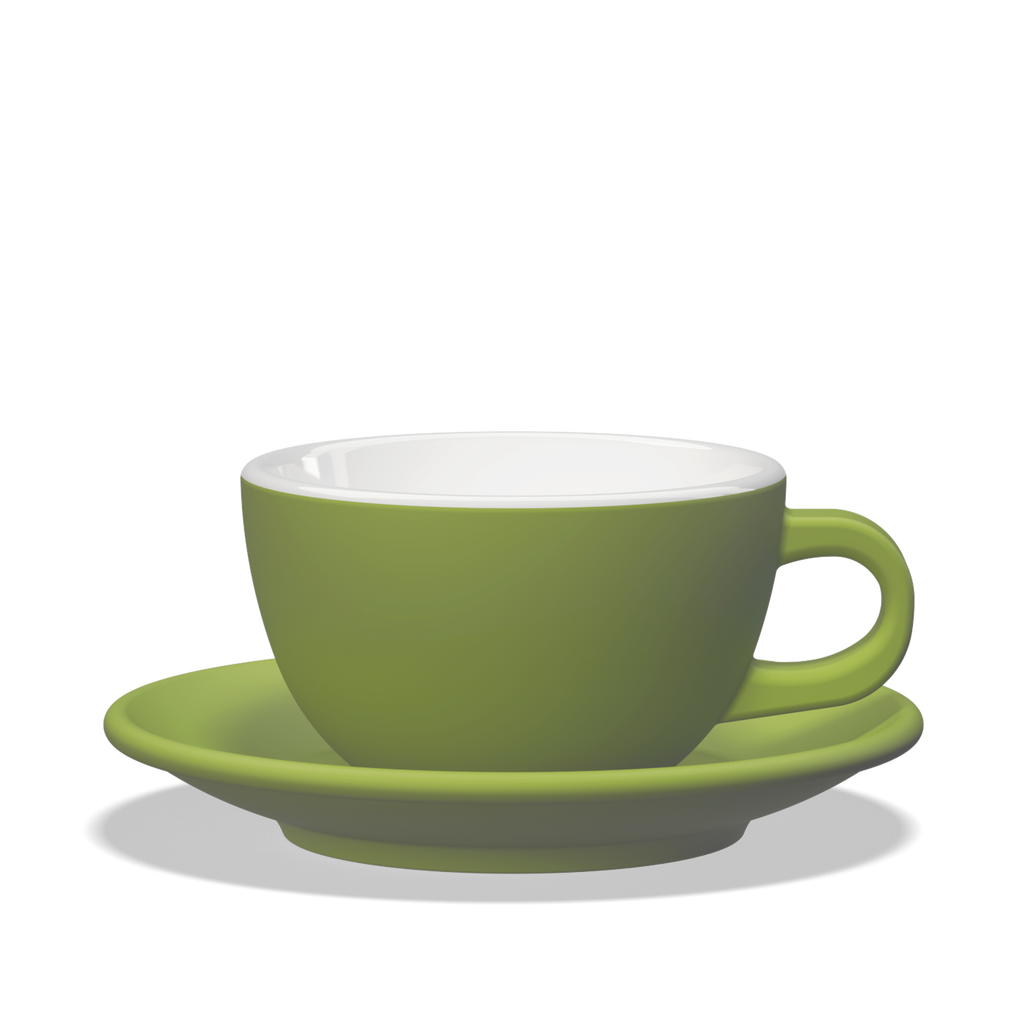 1 x Tulipano Milk Cup 300cc with Saucer